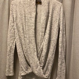 Comfy lightweight crossover top.